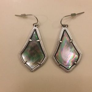 Kendra Scott Alex Earrings in Black Pearl